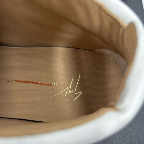 Men’s Giuseppe Zanotti high top leather sneakers size 41 made in Italy - Picture 9 of 11